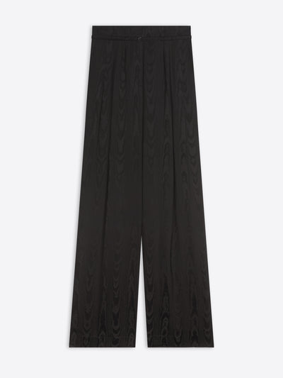 Dark brown pants on a white background
