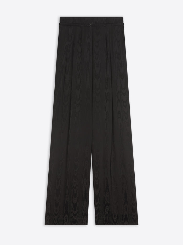 Dark brown pants on a white background