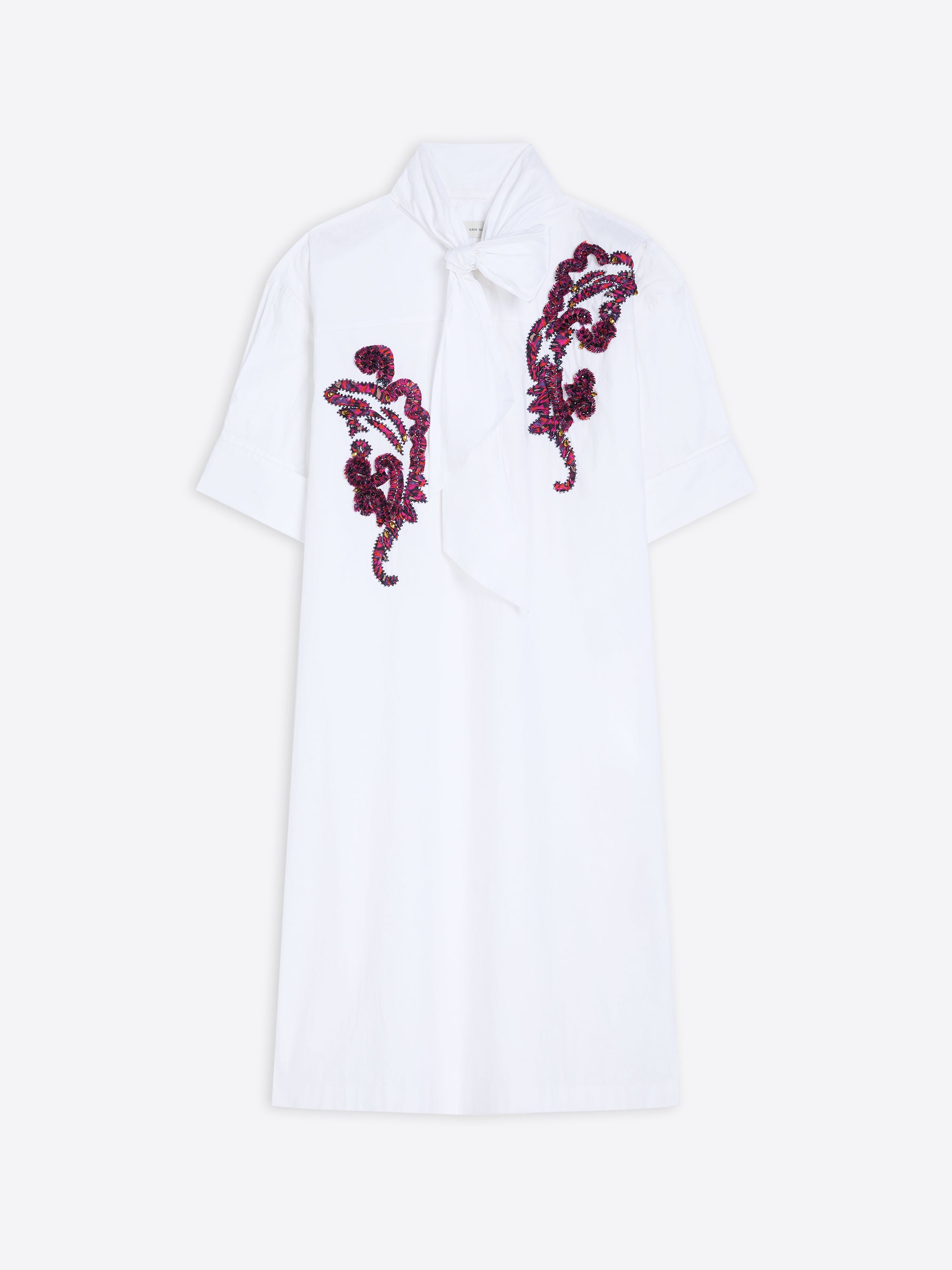 Embroidered shirt dress - Autumn-Winter Women | Dries Van Noten