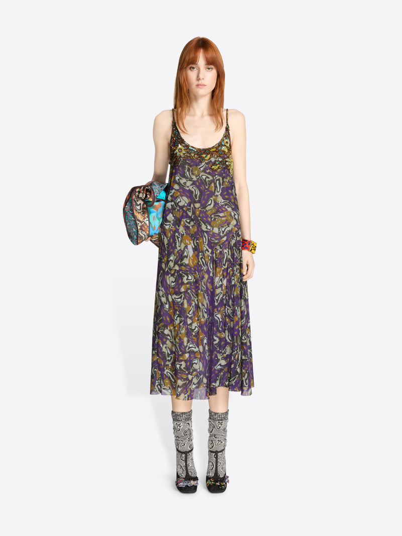 embroidered slip dress Floral Maxi making you feel effortlessly glamorous even in your most relaxed moments Botanical embroidered Mini Slip Dress
