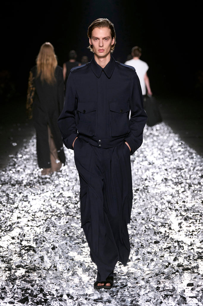 Show SS 25 Men | Dries Van Noten DRIES VAN NOTEN 25SS Black Wide 