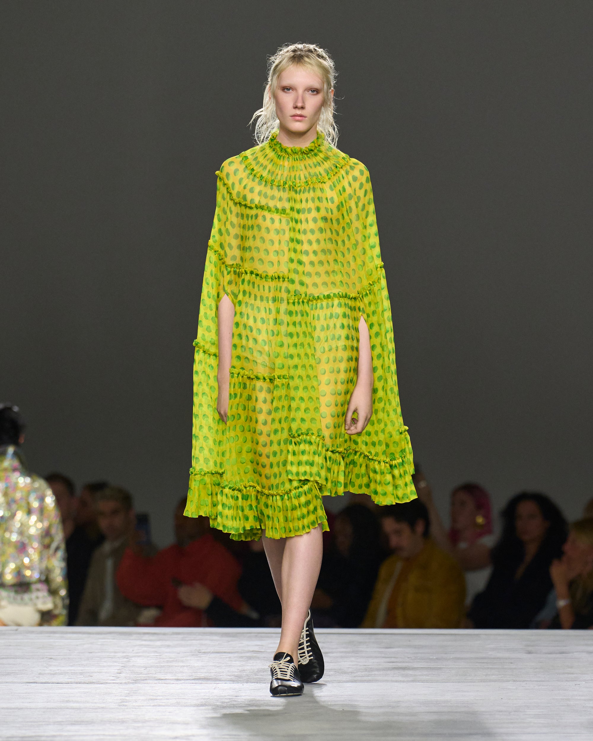 dries van noten green dress Dries Van Noten - Green Women Work Dress main image 0