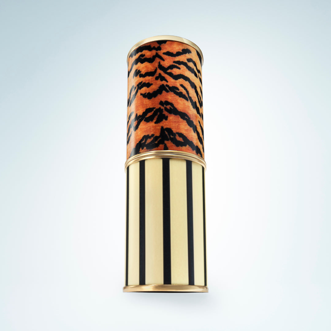 Tiger print lipstick case