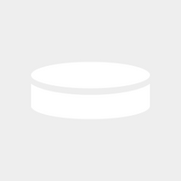 A minimalist white cylindrical product silhouette, resembling a compact case or a small round container, centered on a solid light gray background.