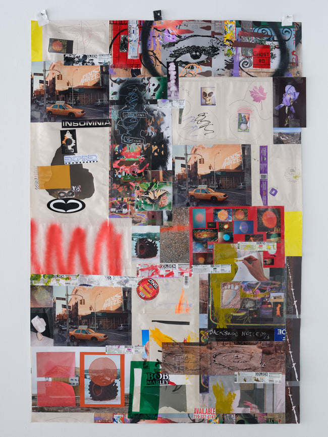 Collage of various images and text on a white background