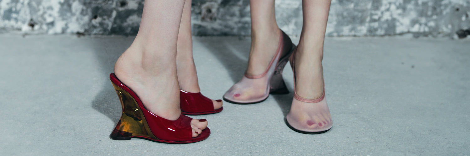 Dries Van Noten Pink Flat Shoes main image 1