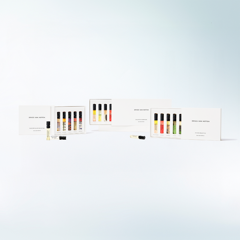 Set of lip color samples on a white background - Dries Van Noten