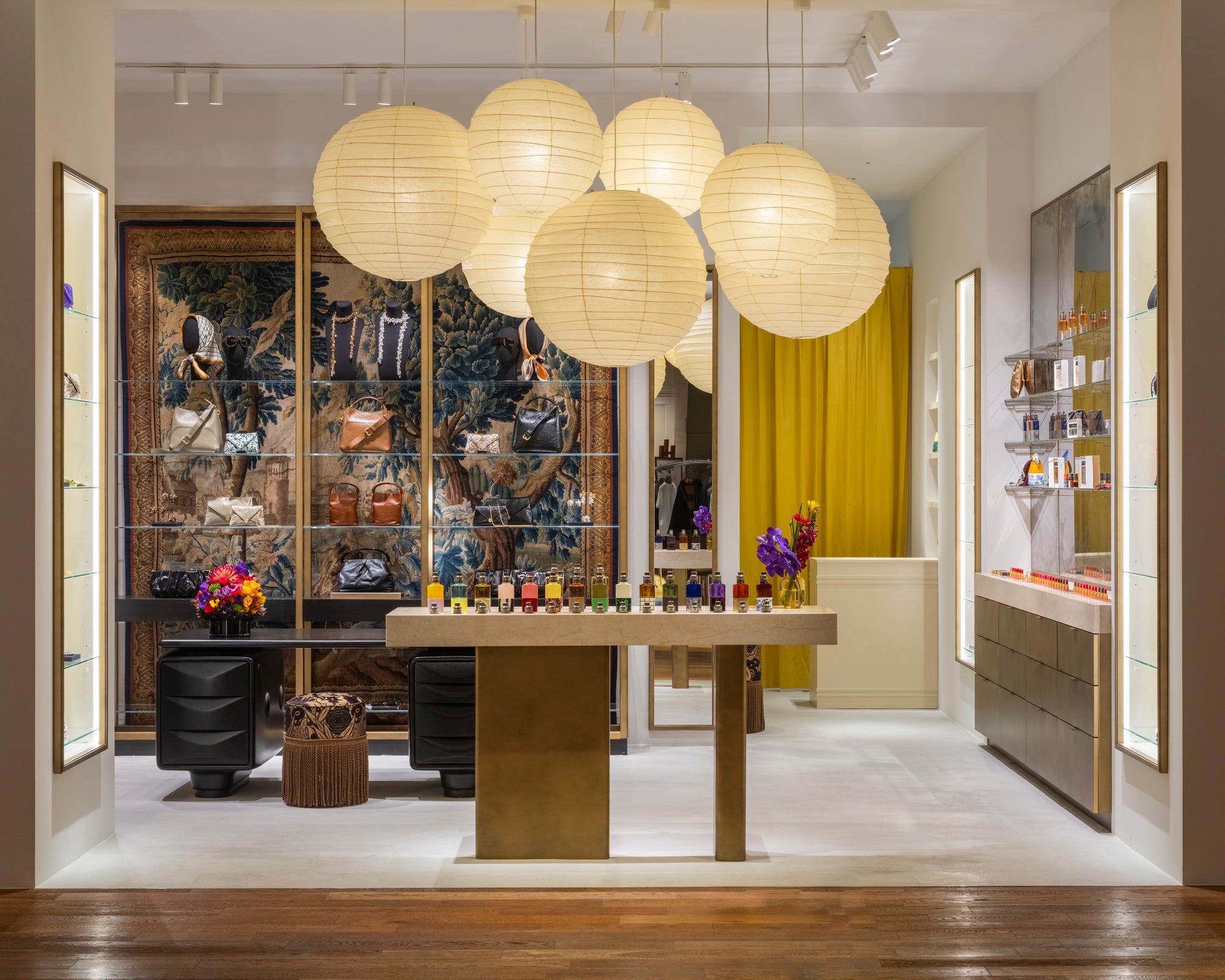 Picture of the inside of a Dries Van Noten store.