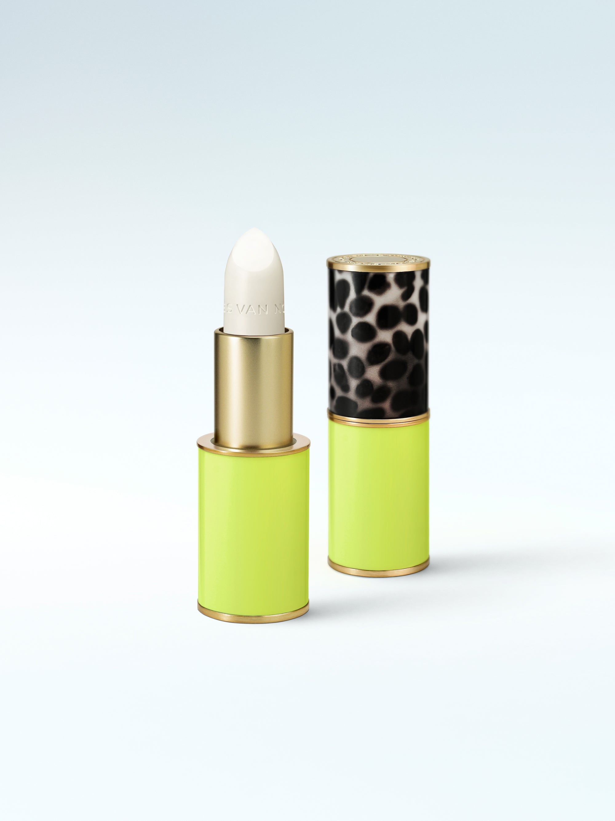 Refillable Lipstick BALM, Neon print case, Transparent shade