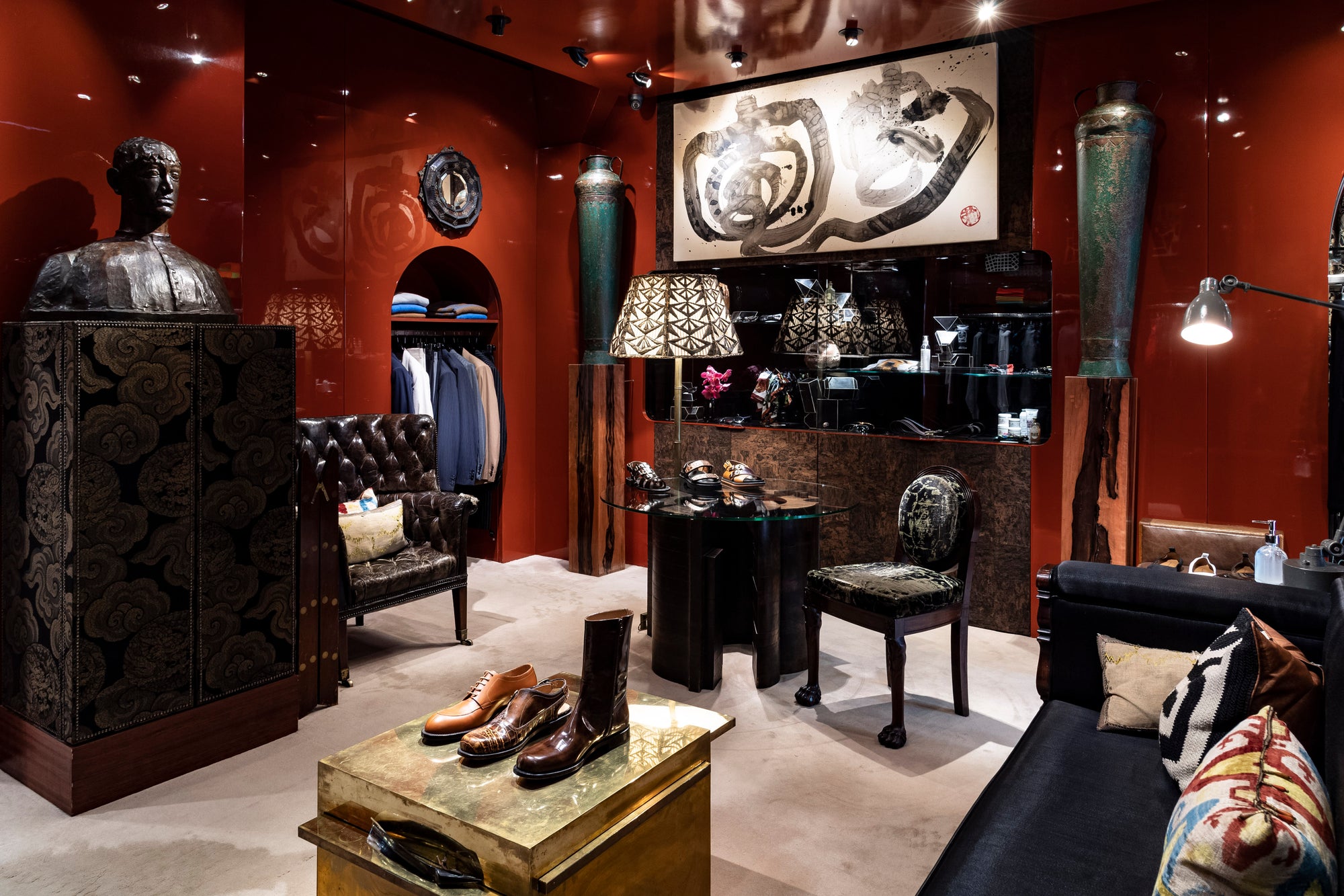Dries Van Noten paris men's store interior