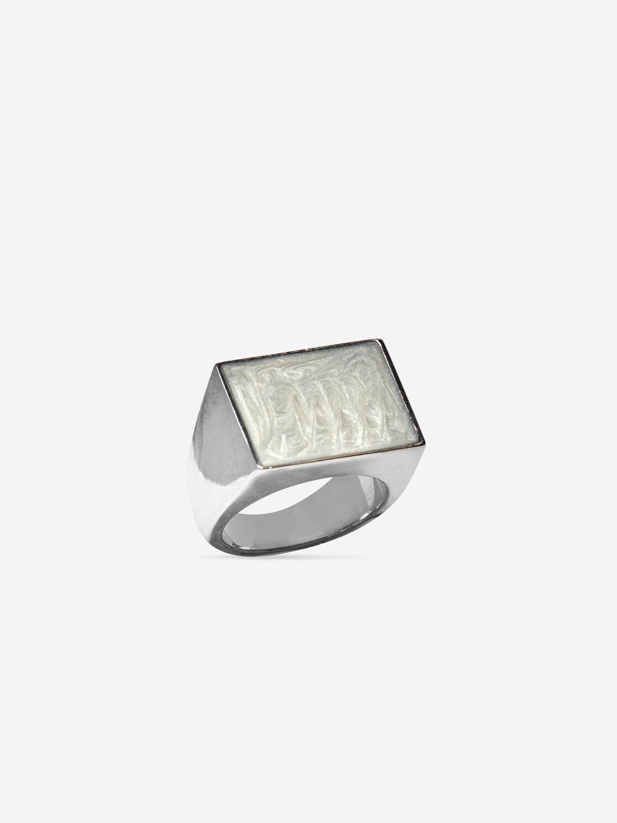 Square signet ring - Spring Summer Men | Dries Van Noten