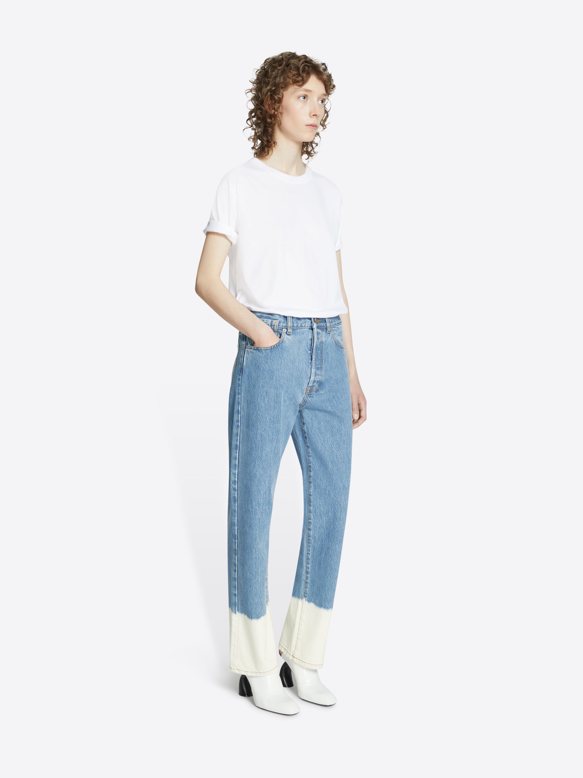 Straight bleach jeans - Women Denim Capsule | Dries Van Noten