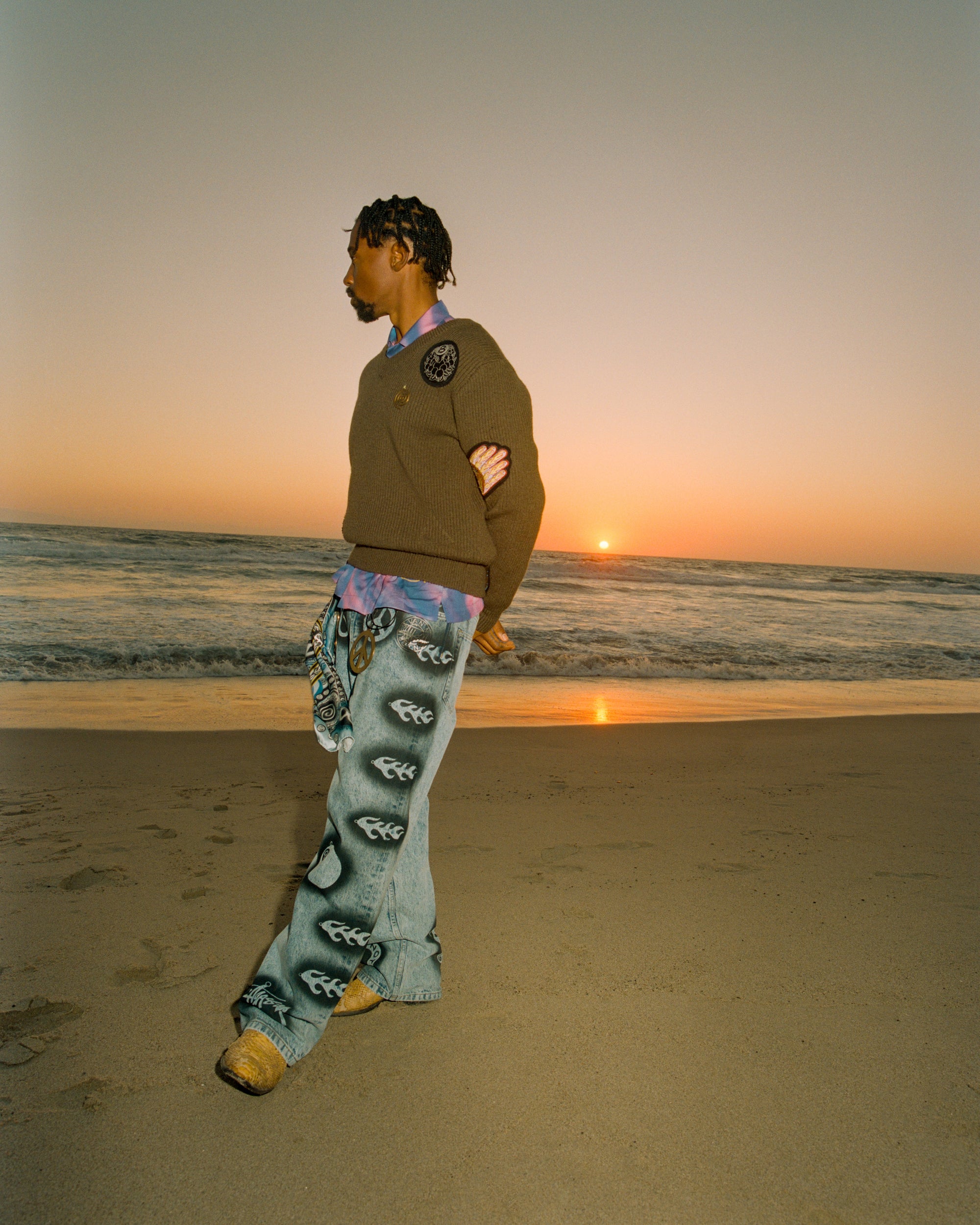 STÜSSY & DRIES 大々的 VAN NOTEN JEANS ステューシー